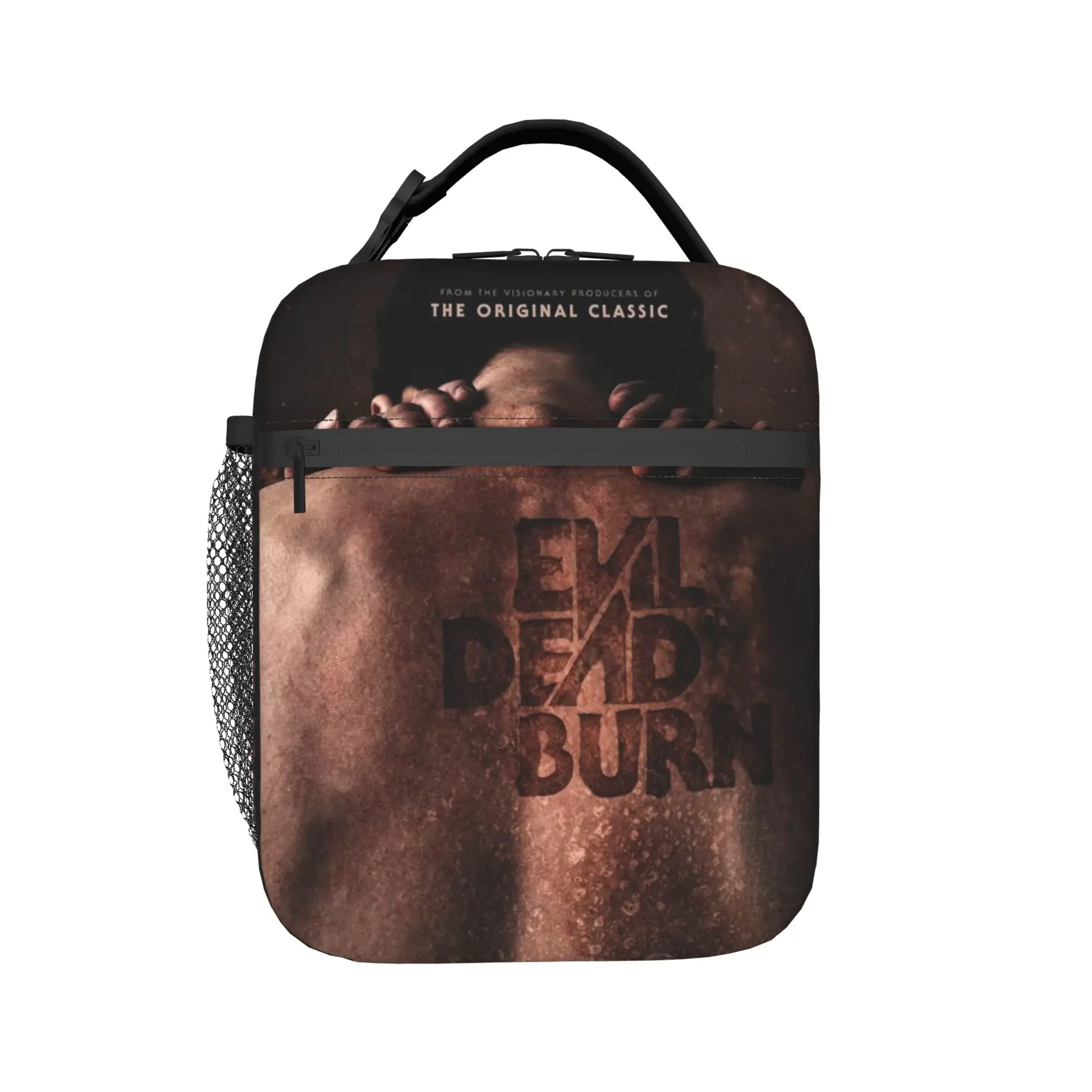 Evil Dead Burn Thermal Insulated Lunch Bags for Work  Reusable Food Bag Men Women Thermal Cooler Lunch Boxes