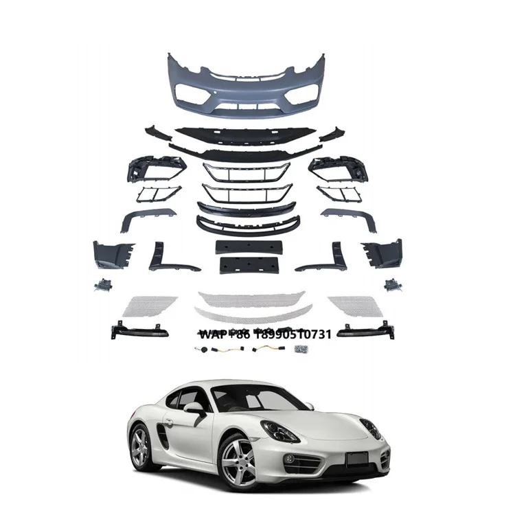 

Factory Sales Front Bumper DRL Body Kits Cayman Boxster 981 2012-2016 Upgrade to 982 GT4 Style Body Kit for Porsche
