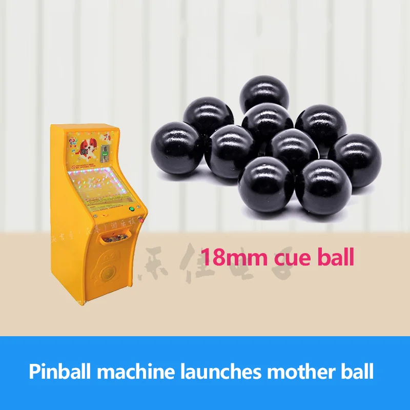 Pinball machine Black Cue ball Universal type 18mm Lever Send The ball Bead Coin-operated game machine Attachment