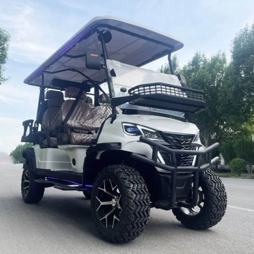 

New Support Lithium Battery 6 Seater Electric Golf Cart Cheap Prices Club Car For Pickup Sightseeing Kart With Factory Price