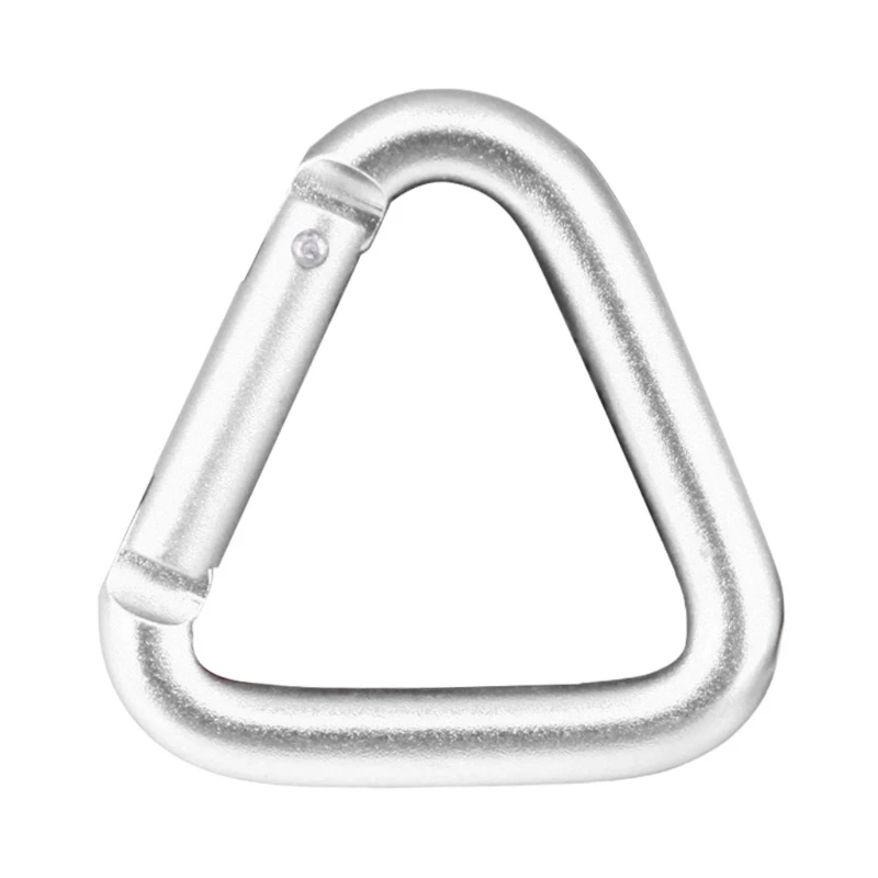 Aluminum Alloys Outdoor Triangular Carabiner, Locking Carabiner Clip, Keychains Clip for Backpacking, Camping, Hiking, Travel