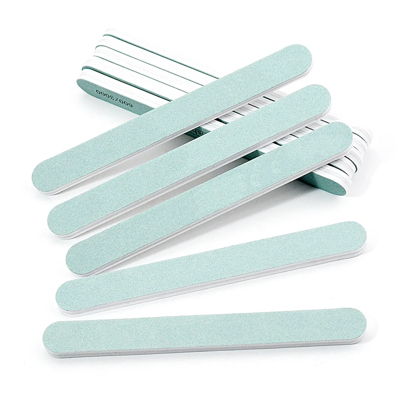 5pcs/lot Professional Nail Files Buffer 600/3000 Nail Art Sanding Buffing Manicure Pedicure Tools Set Polish Buffer Sponge Board