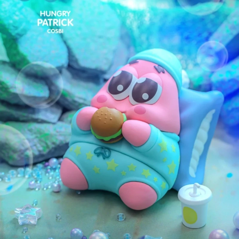 Caja ciega de juguetes calientes genuinos Haimianbaobao Spongebob Squarepants serie Anime figura de acción Kawaii regalos de cumpleaños sorpresa de moda