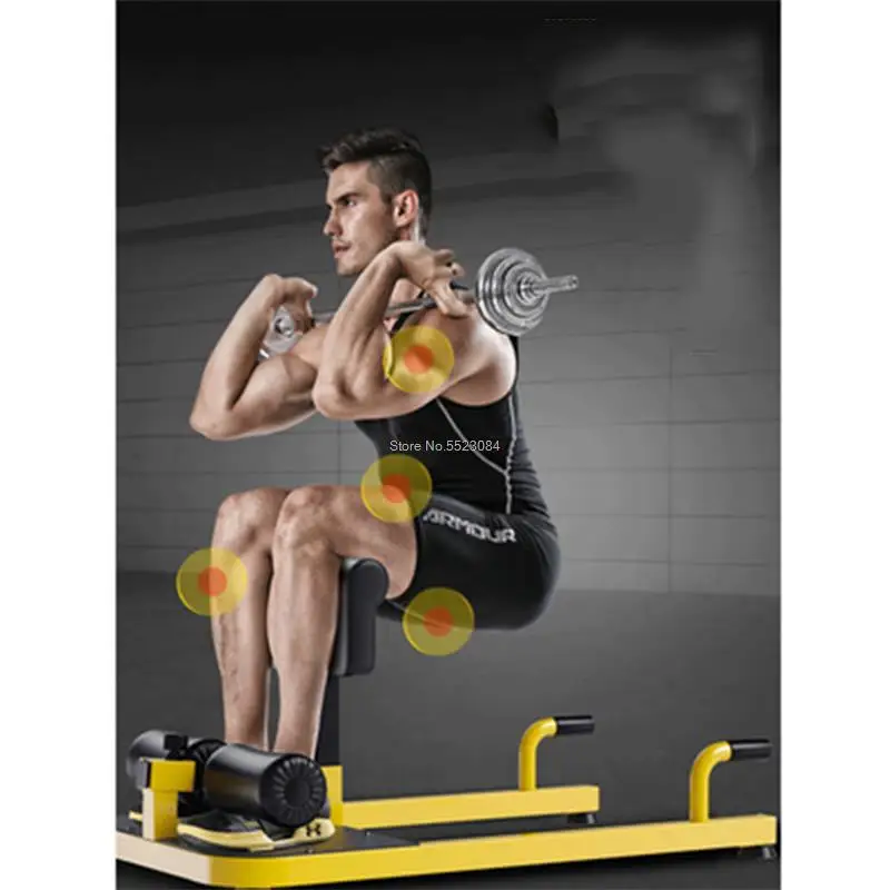 Multifunctional Three-in-one Squat Machine Leg Trainer Squat Trainer Hip Thrust Trainer Bench Press Strength Fitness Equipment