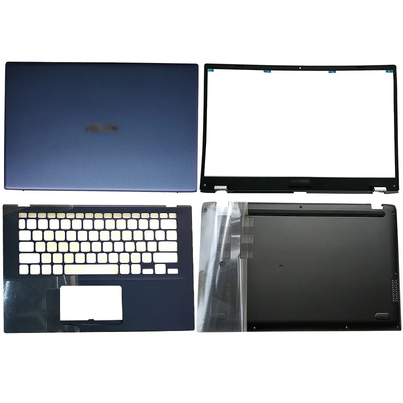 

NEW Blue Laptop LCD Back Cover/Front Bezel/Palmrest/Bottom Case For ASUS VIVOBOOK14 V4000 V4000F V4000UB R424 X412