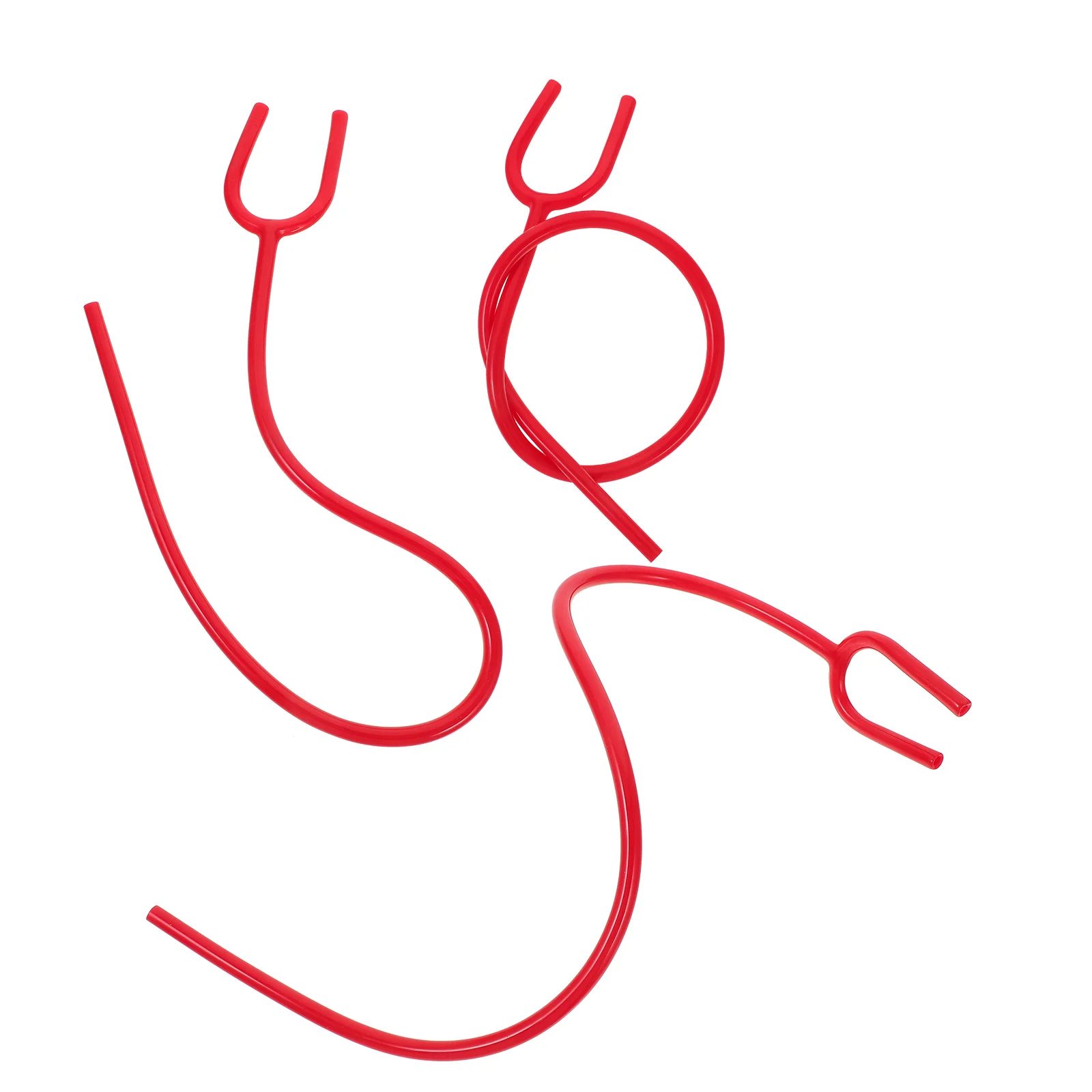 

3Pcs Stethoscope Tubing Extension Replacement Flexible Durable Medical Accessories Easy Clean Practical Sound Clear