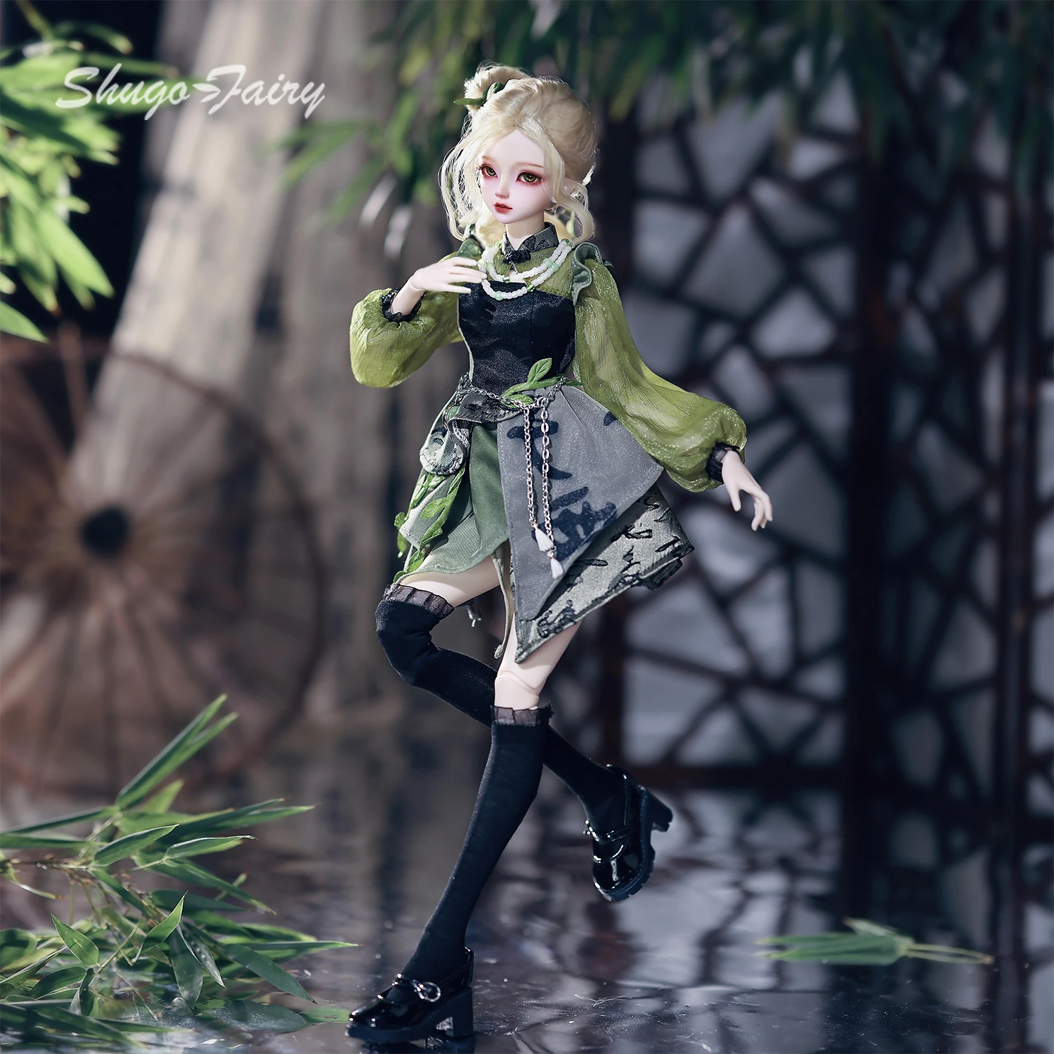 Bjd Doll 1/4 Sano Set completo E Bariy Corpo originale ShugaFairy Maiden marziale Nuovo stile cinese Anime Girl Giocattoli congiunti Fullset