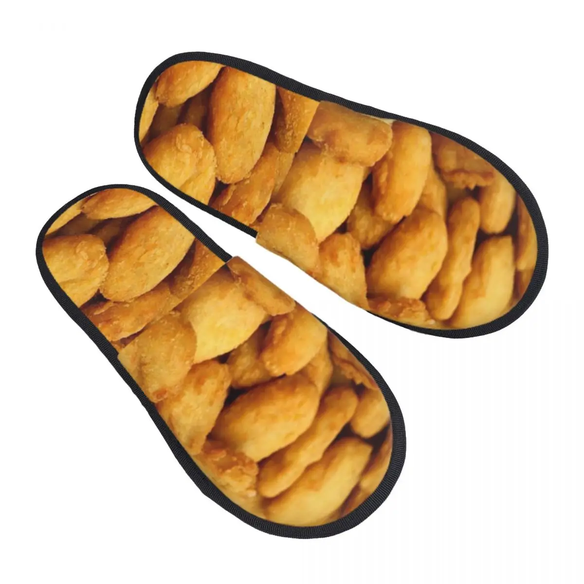 This Is My Human Costume I'm Really A Chicken Nugget Slippers Memory Foam Warm Soft Women House Slipper Indoor Comfy Shoes