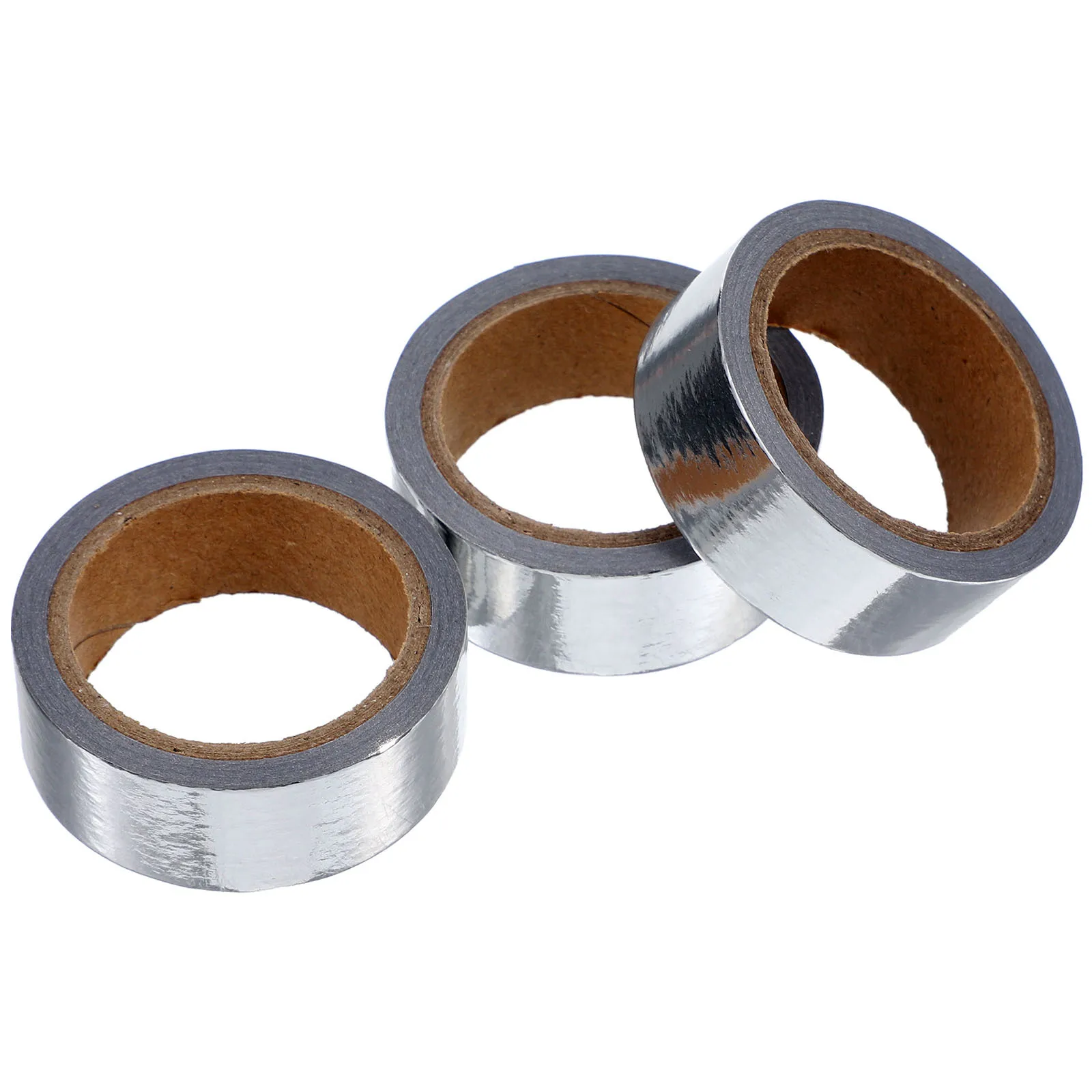 

3 Rolls Metallic Washi Tape Decorative Scrapbook Adhesive Tape for DIY Crafts Journals Stationery Decorative Foil Paper