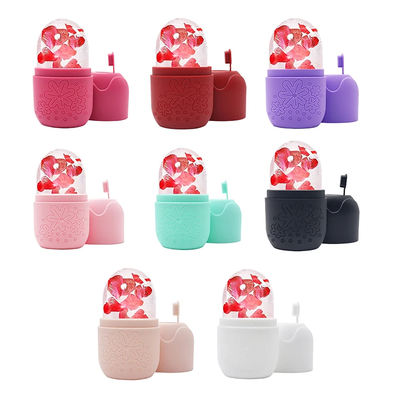 1Pcs Ice Face Roller Facial Lifting Contouring Tools Silicone Trays Ice Globe Balls Eye Face Massager Beauty Skin Care Tools