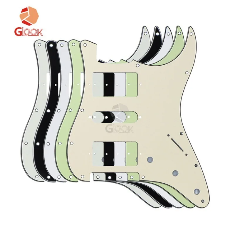Dual Single and Double Electric Guitar Guard HSH Panel, Memphis ST Pickup Front Cover, Musical Instrument Accessories