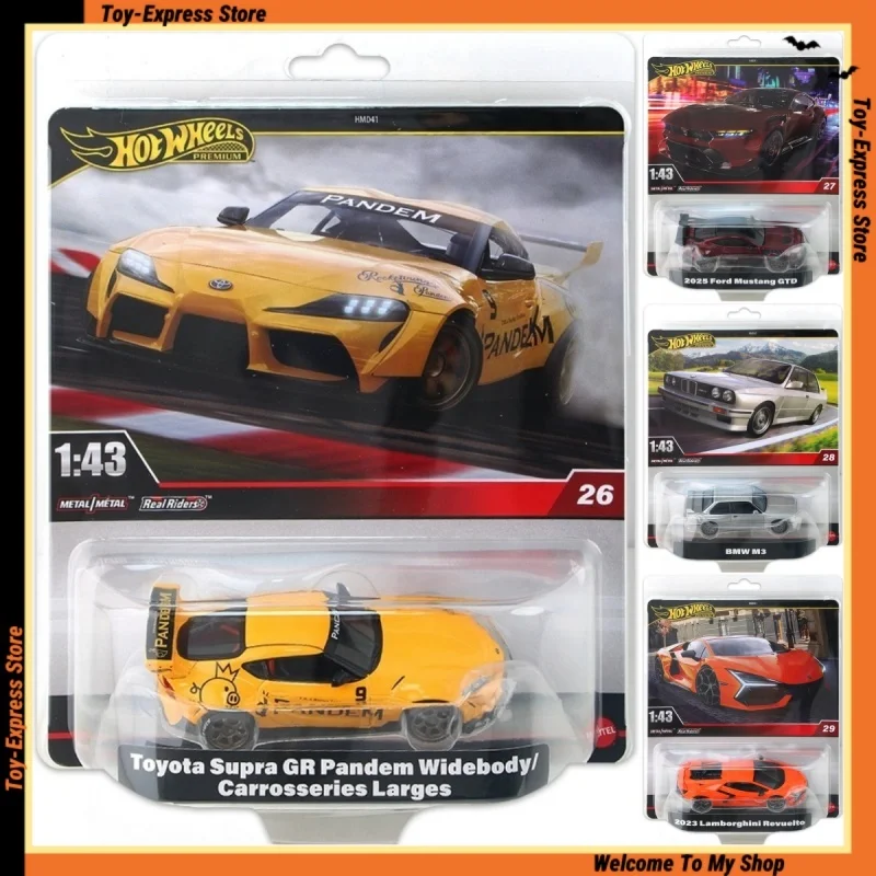 

Hot Wheels Premium 1:43 2025 Children Toys Hotwheels 2025 Car Model Boys Kids Toys Toyota Ford Mustang BMW Lamborghini Revuelto