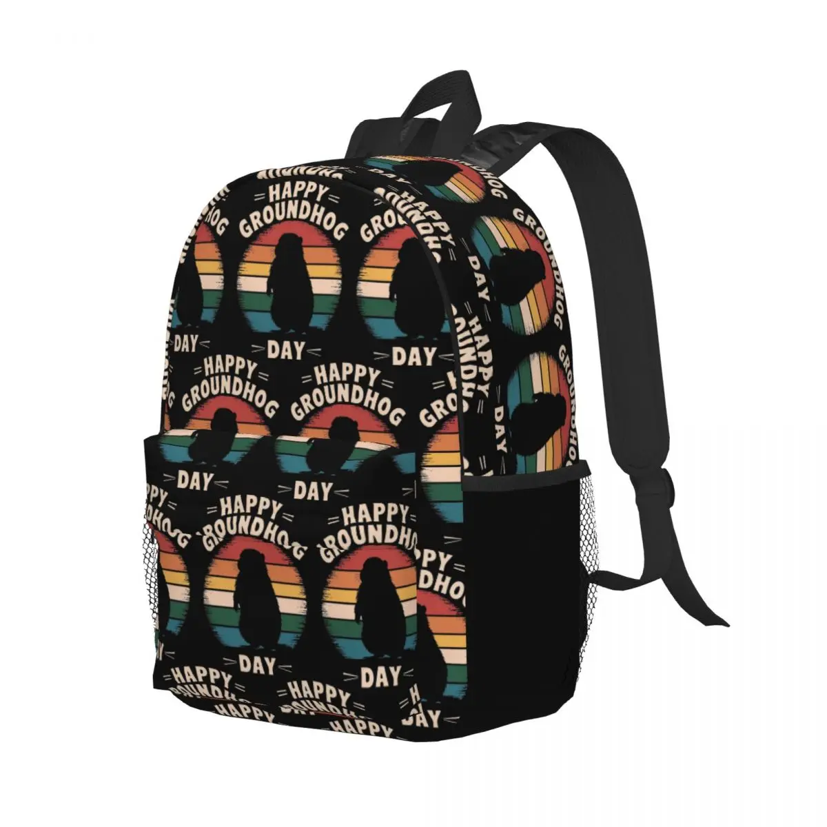 Feiern Sie den Groundhog Day. Rucksack für Studenten, Jungen und Mädchen, Büchertasche für Männer und Frauen, Schultasche, Computer-Umhängetaschen