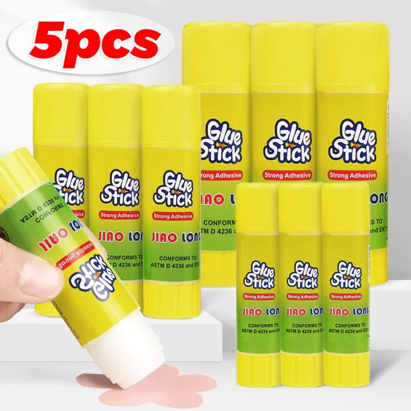 5/1Pcs High Viscosity Solid Glue Sticks Office School Supplies Adhesive Glue Stick for DIY Art Paper Card Photo Stationery 9G