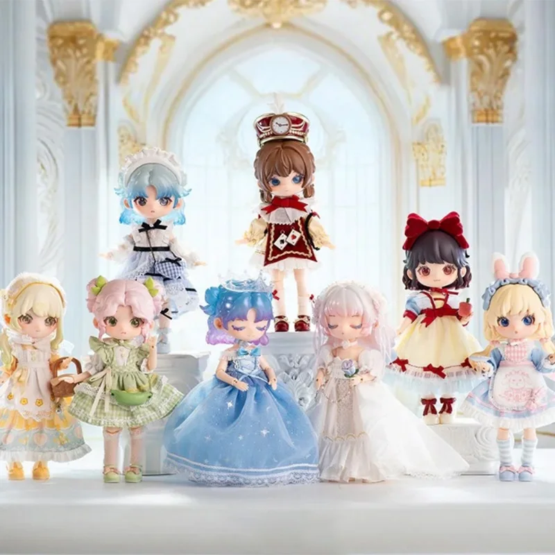 Liroro Fairy Tale House Series Blind Box Movable Action Figures 12 Point Bjd Joint Doll Figurine Mystery Box Desktop Gift Toys