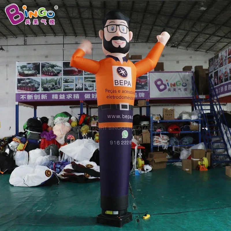 Modelo de caráter inflável genuíno balão, acenando-mão homem, brinquedos masculinos, venda quente, pessoa, 2024