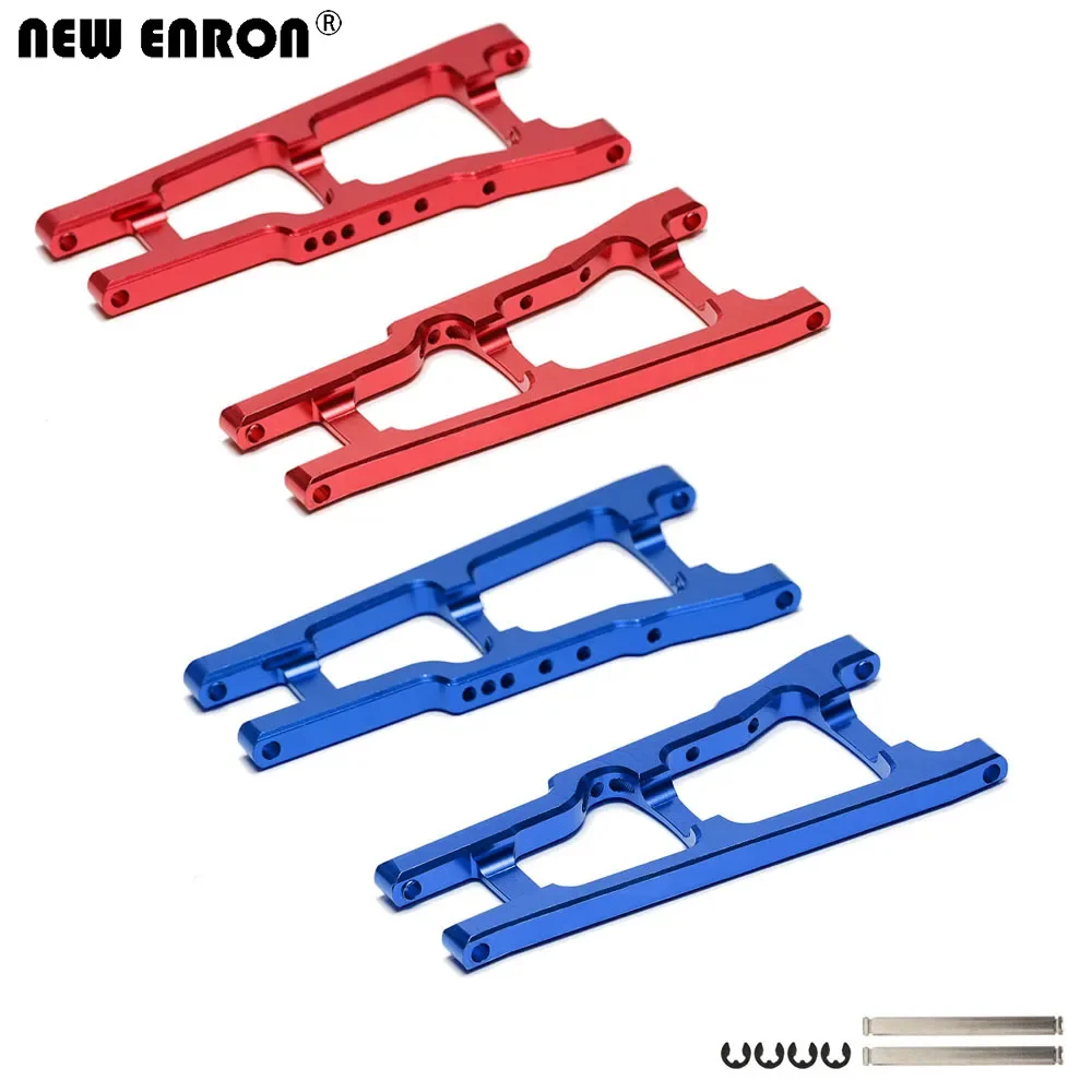 NUEVO ENRON CNC # Brazos de suspensión inferiores delanteros/traseros de aleación 3655X para RC 1/10 Traxxas Slash 4x4 Rustler Stampede XO-1 piezas de mejora