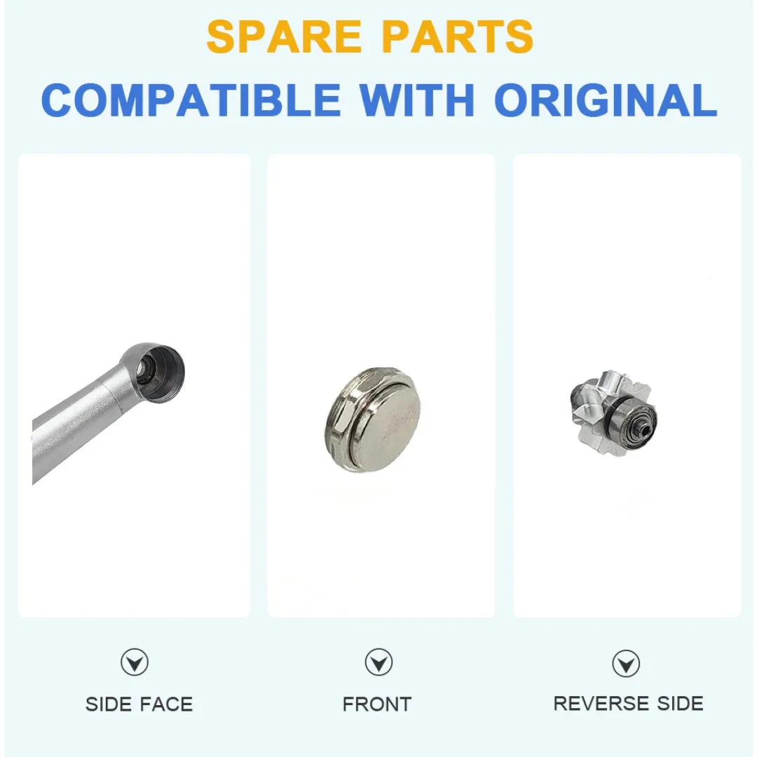 Silent Led Turbines Air Rotor Push Buttons Portable Dentals Led High Speed Handpiece With 5 Led Light/Oral equipment