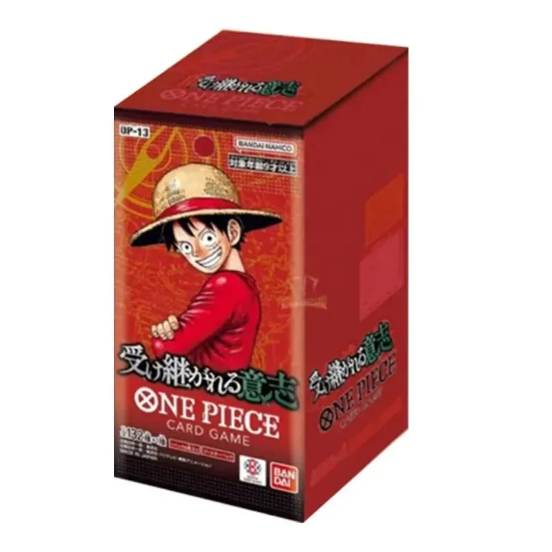 

Bandai Original Anime Booster Box One Piece OP13 OP07 OP09 EB02 PRB02 The will to inherit Tcg Collection Card Toy Gift