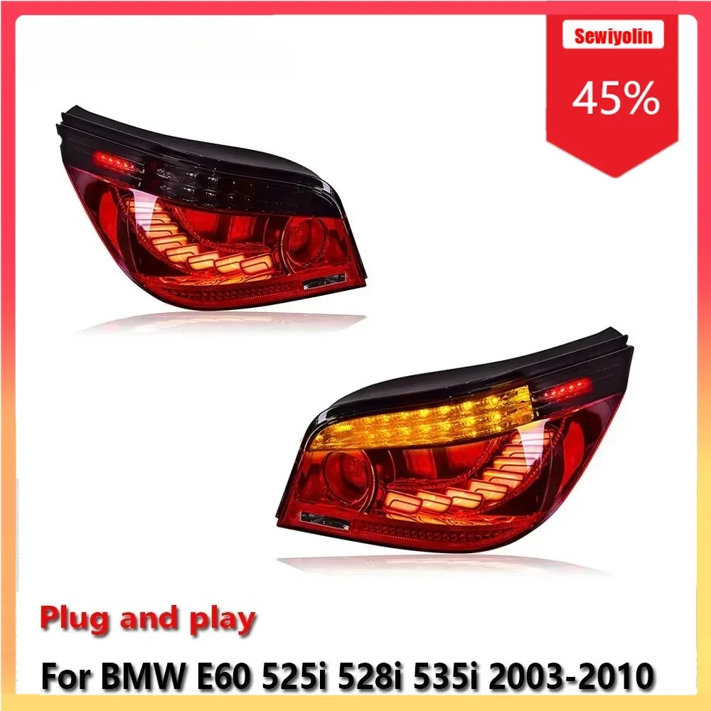 

Car Auto LED Tail Lamps Light Auto Assemblies For BMW E60 525i 528i 535i 2003-2010 Rear Fog DRL Brake Turn Signal Lamp Plug