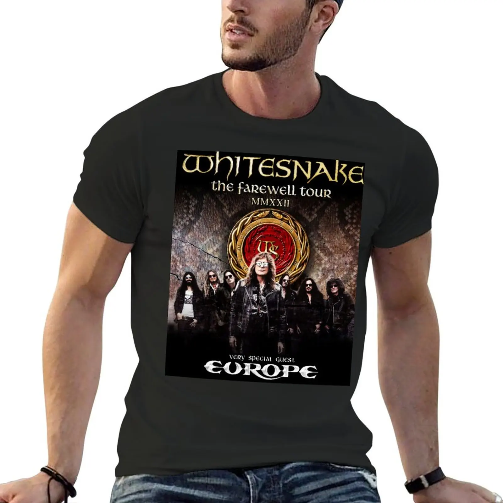 

whitesnake farewell tour 2022 dinari T-Shirt graphic t shirts oversizeds anime t shirts custom t shirt funny shirts for men