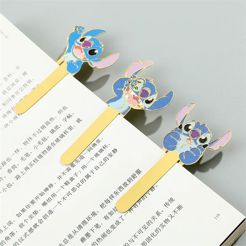 22 pcs/lot Kawaii Disney Stitch Bookmark Cute Book Mark For Books School Office Supplies Stationery