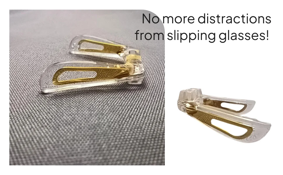 Eyeglass Saddle Bridge Silicone Nose Pads Metal Core Anti Slip Nose Support Glasses Accessories for Eyewear Repair Kit