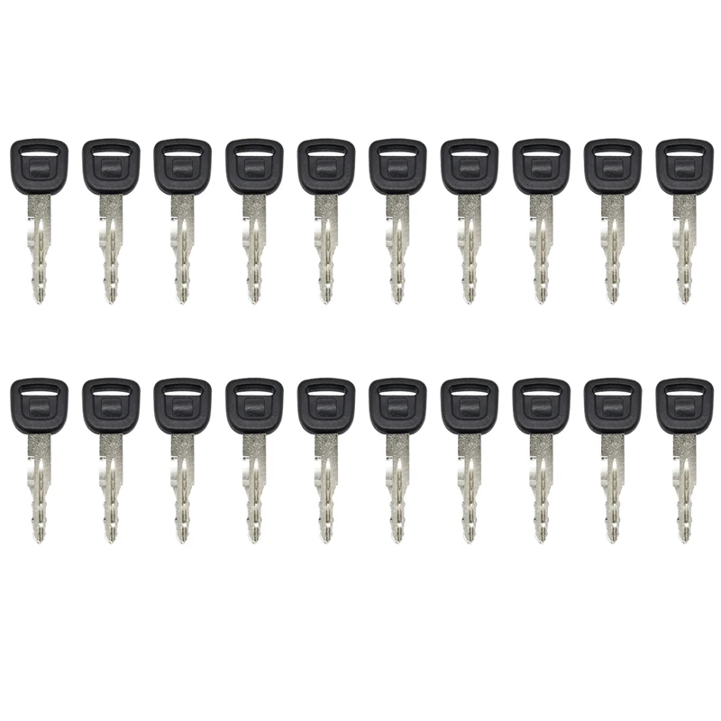 

T0270-81840 T0270-81820 20Pcs Ignition Key Compatible with Kubota Tractor M126GXDTC M135GXDTC M6-101DTC M6-131DTC