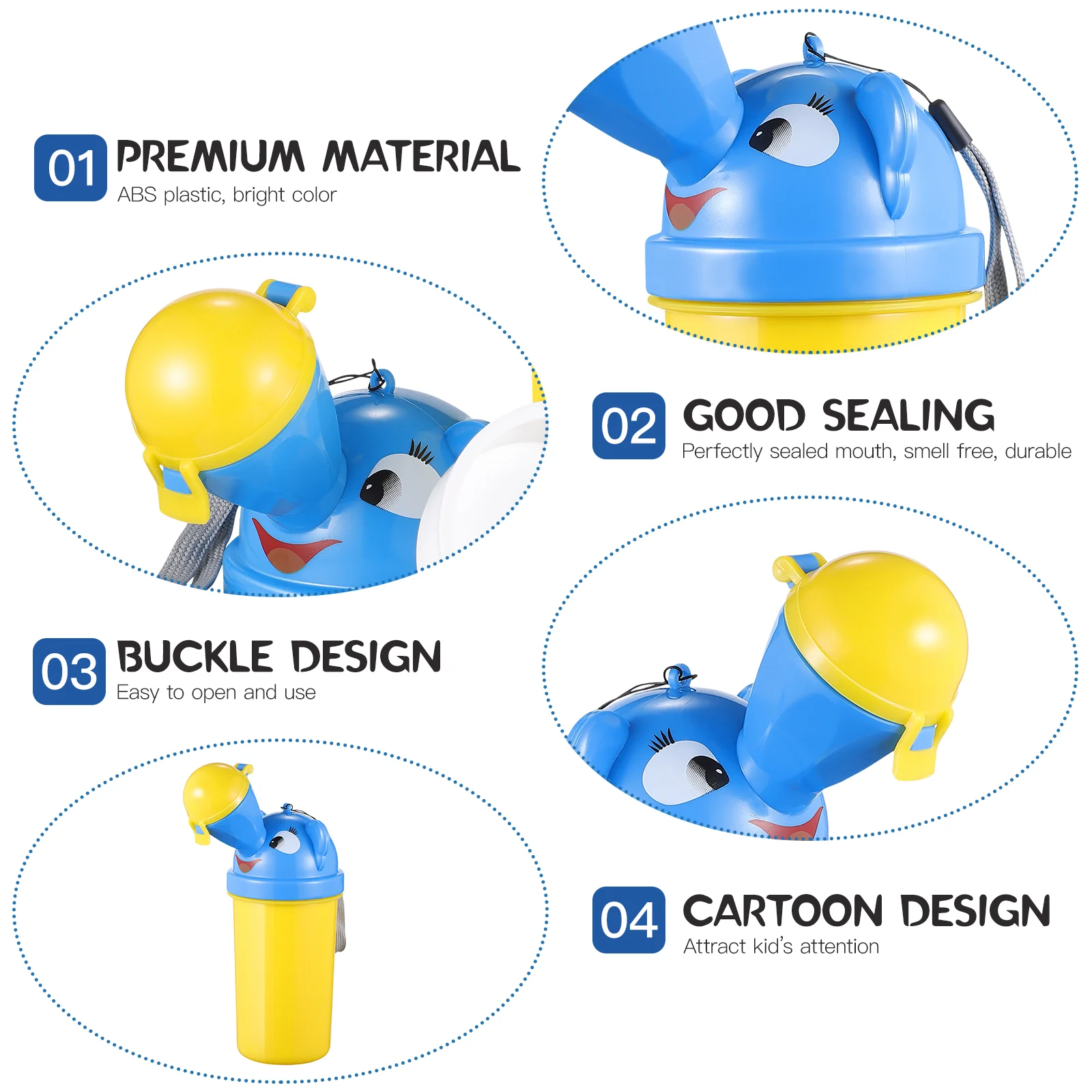 Baby Urine Portable Potty for Toddler Travel Car Urinal Toddlers Boys Bottle Puzzle Small