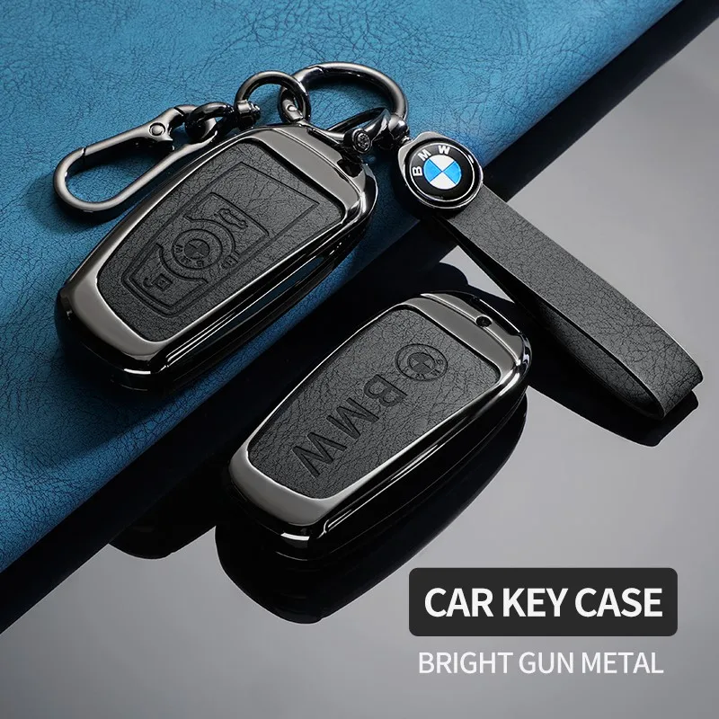 

Alloy Leather Car Remote Key Case Cover Protector For M 1 2 3 4 5 6 7 Series X1 X3 X4 X5 X6 F36 F25 F26 F30 F34 F10 F07 F20 Z10