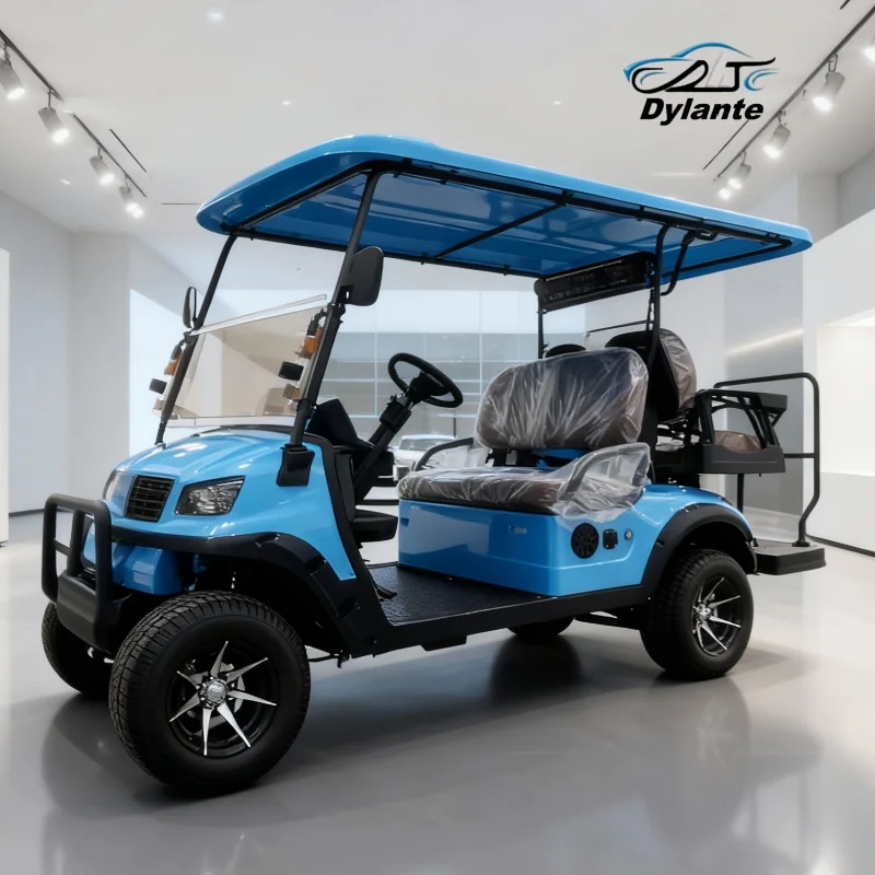 

Оптовая продажа, лучший новый двигатель переменного тока 5 кВт, электрическая охотничья тележка, тележка для гольфа, 60 В, литиевый клубный автомобиль, практичный электрический экскурсионный автомобиль для взрослых