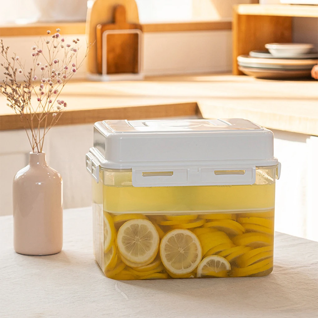 Leakproof Kimchi Press Plate Sealed And Fresh-keeping Storage Box For Fermentation SiliconeFOR Leak 4L
