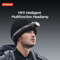 DUKA/ATUMAN MH1 Intelligent Multifunction Headlamp USB Rechargeable Portable Waterproof Running Outdoor Camping Fishing Headlamp