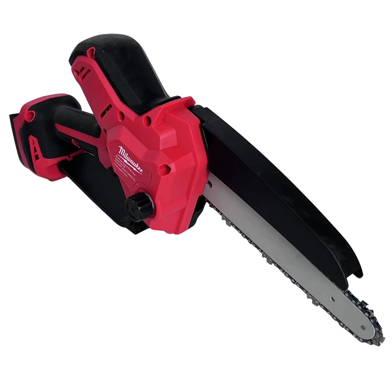 ميلووكي منشار سلسلة صغيرة منشار كهربائي لاسلكي يده حديقة تسجيل بالمنشار قطع الخشب أداة السلطة لبطارية 18 فولت #6