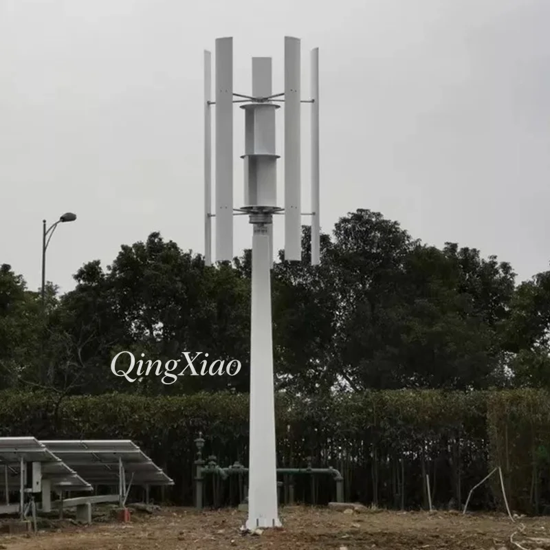 300W 800W Vertical Axis Wind Turbine Maglev Coreless Generator 12V 24V 48V Low Noise For Home Garden Use Outer Rotor Design view 5