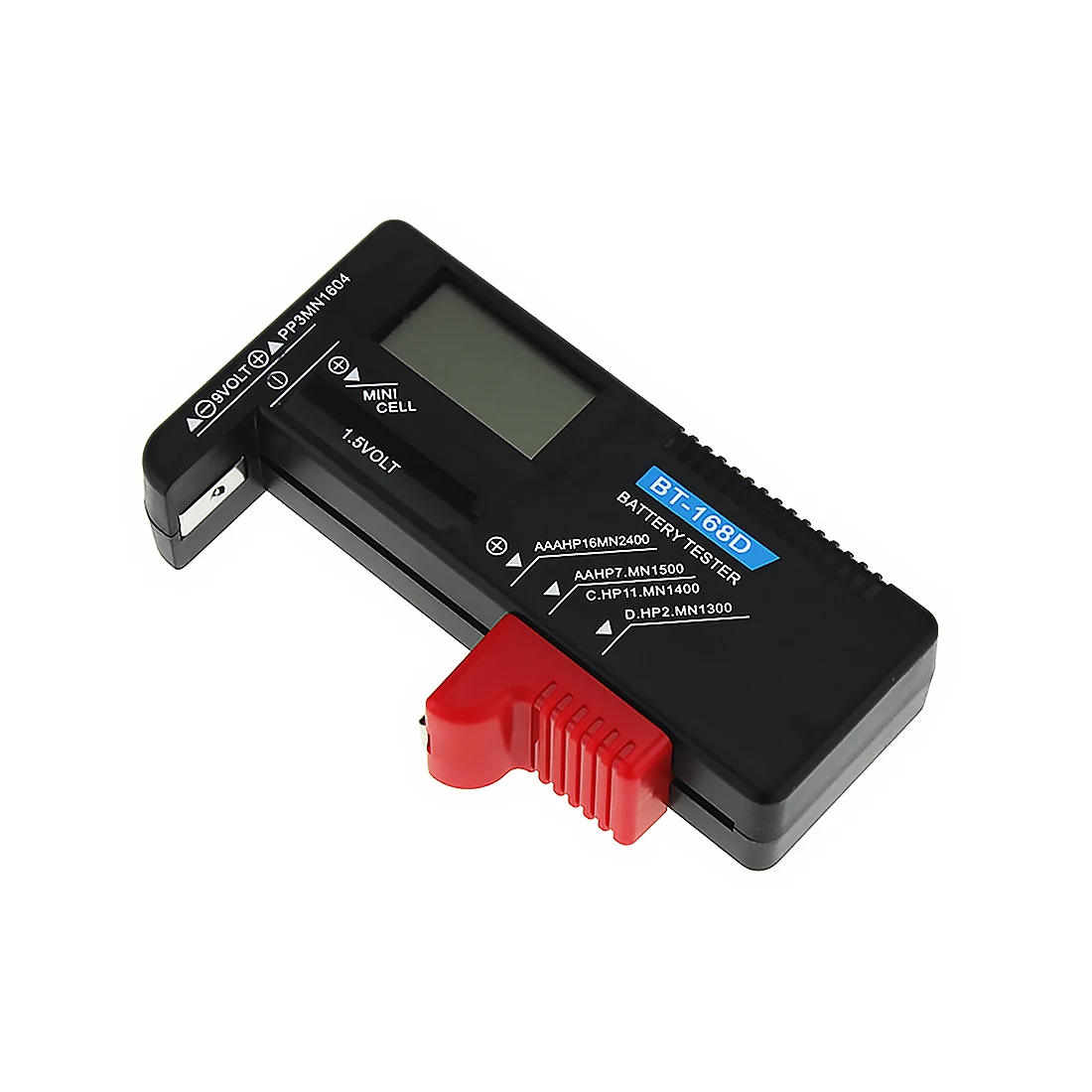 Digital Battery Tester Volt Checker for 9V 1.5V Button Cell Universal Rechargeable AAA AA C D Battery Testing Devic