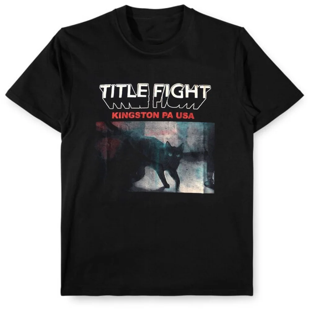 Title Fight Band Music Lover Heavy Cotton Black Unisex Tee Shirt