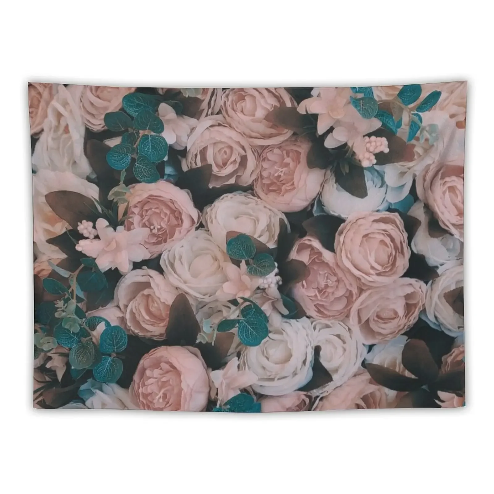 

Roses in Soft Pinks and Greens Tapestry Decoration Room Room Decoration Accessories Tapestry