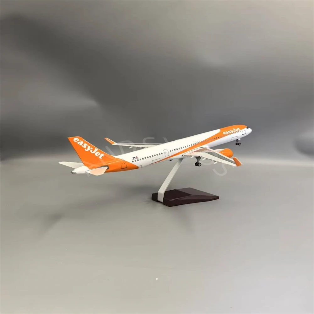 

Литой под давлением Airbus 47 см Easyjet A321 Airlines, игрушки, модель самолета, смола с шасси, модель самолета, игрушка для коллекции