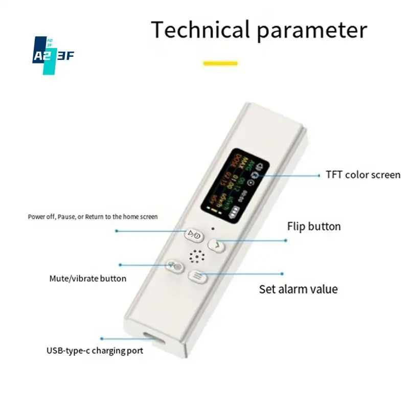 

A23F-Nuclear Radiation Geiger Counter Sewage Discharge Monitoring Personal Radiation Dose Alarm Instrument