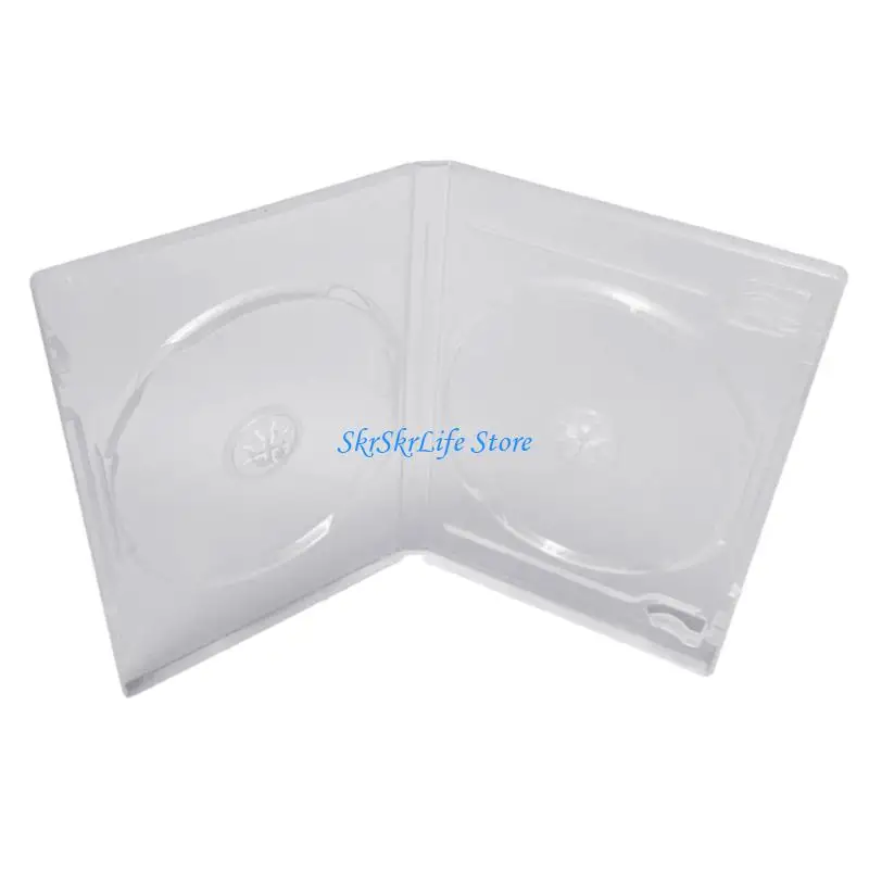 E65E 1pc/5pcs CDs Disc Holder organizers Portable Protective Case Container Transparent
