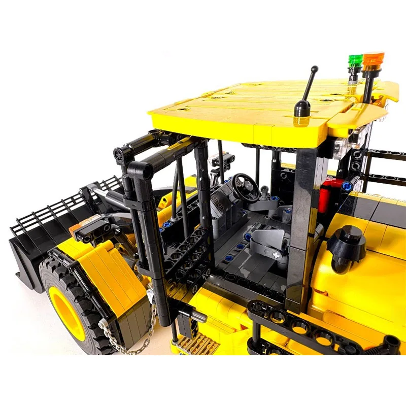 MOC-231446 Nuovo modello classico di costruzione per escavatore da trasporto giallo, 2302 parti, regalo giocattolo di compleanno per bambini per ragazzi