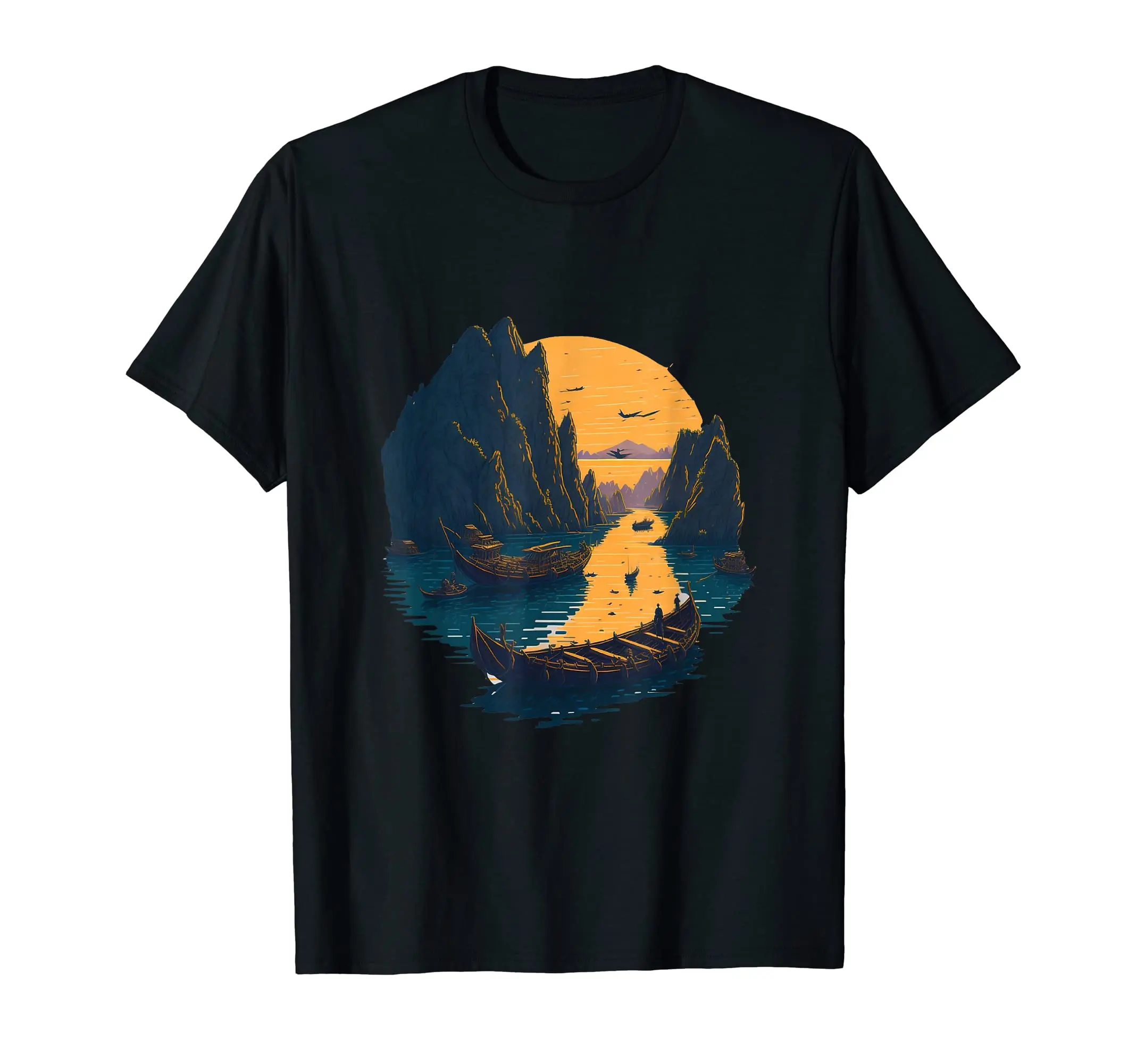 

Sunset Travel Island Vacation Beach T-Shirt