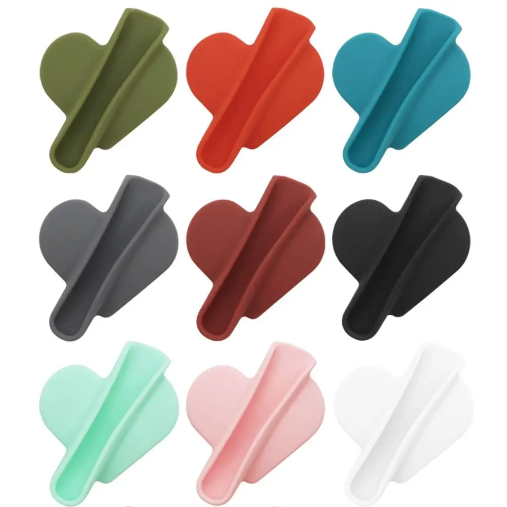 Supporto per rossetto in Silicone per telefono custodia per cellulare a forma di cuore accessori per supporto per Stick posteriore con smalto per labbra custodia protettiva per Stick