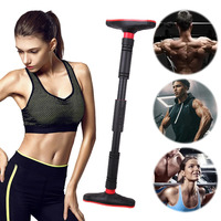 90-130cm Adjustable Pull Up Pull Up Bar for Doorway Chin Up Bar with No Screws Wall Mount Non Slip Strength Training Pullup Bar