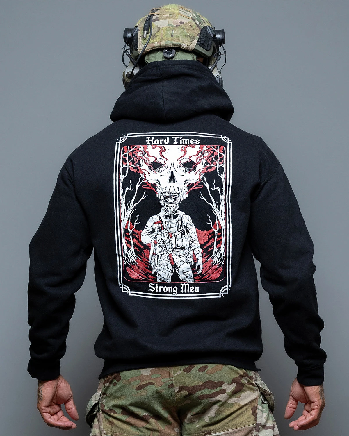 2026 New Difficult Times - Strong Men _ Fitness Street Hoodie – Lifelong Brothers