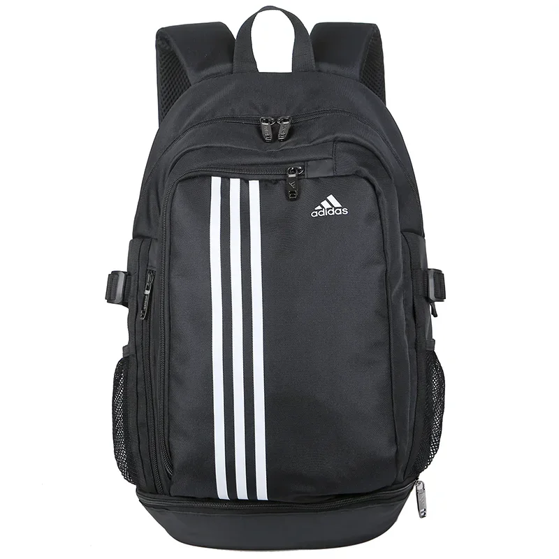 Adidas Originals Classic Large-capacity Polyester Jersey Outdoor Sports Zipper Closure School Bag Backpack Backpack Unisex