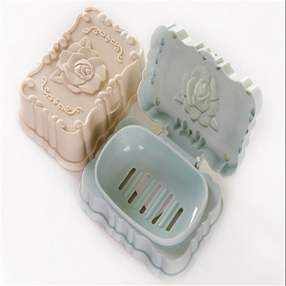 

Rose soap box soap case soap dispenser soap containersoap holder plastic soap box soap rack