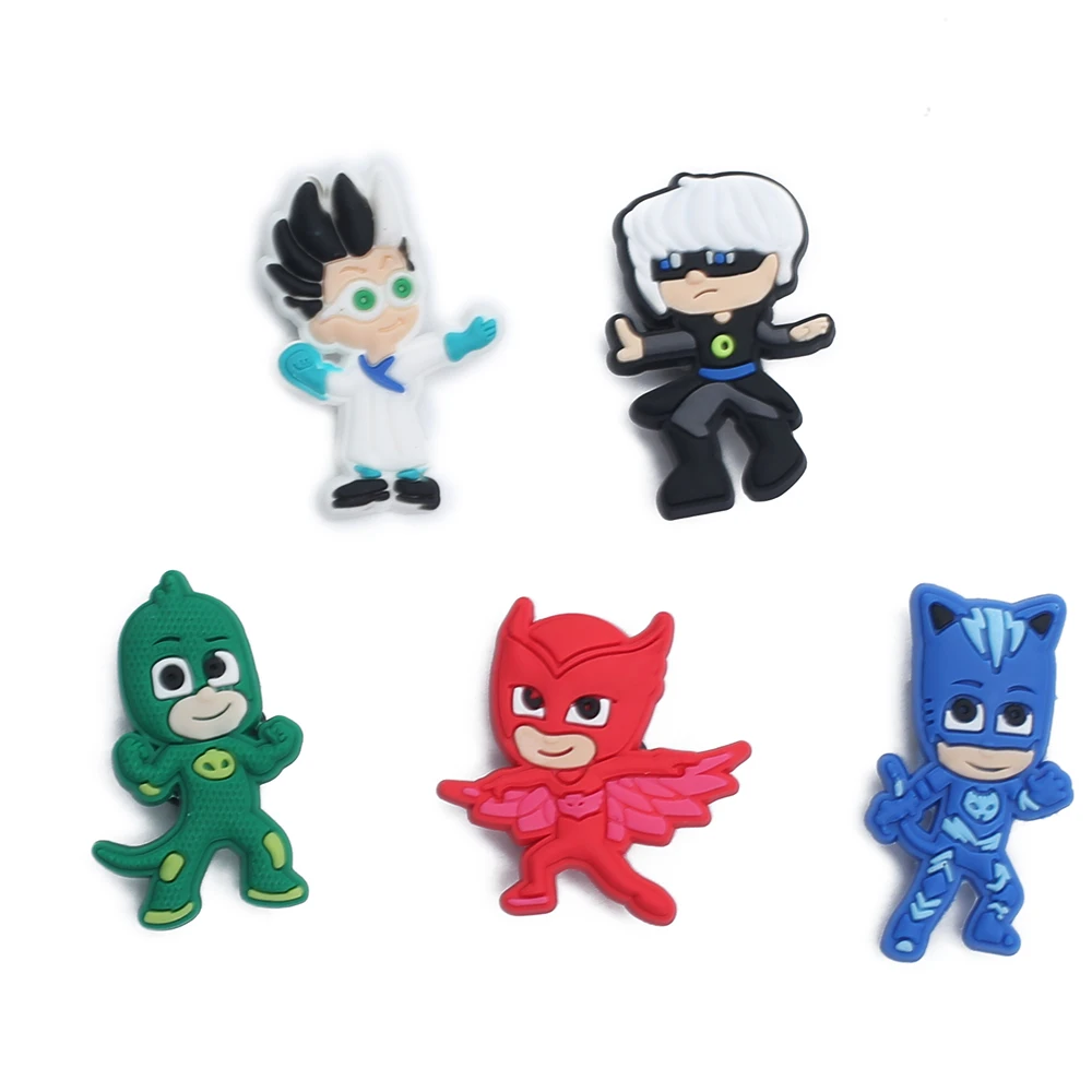 5-16pcs/SET Miniso Cartoon Character Series for Cartoon Shoe Charms Accessories DIY Decoration for Classic Clog Kids Gifts