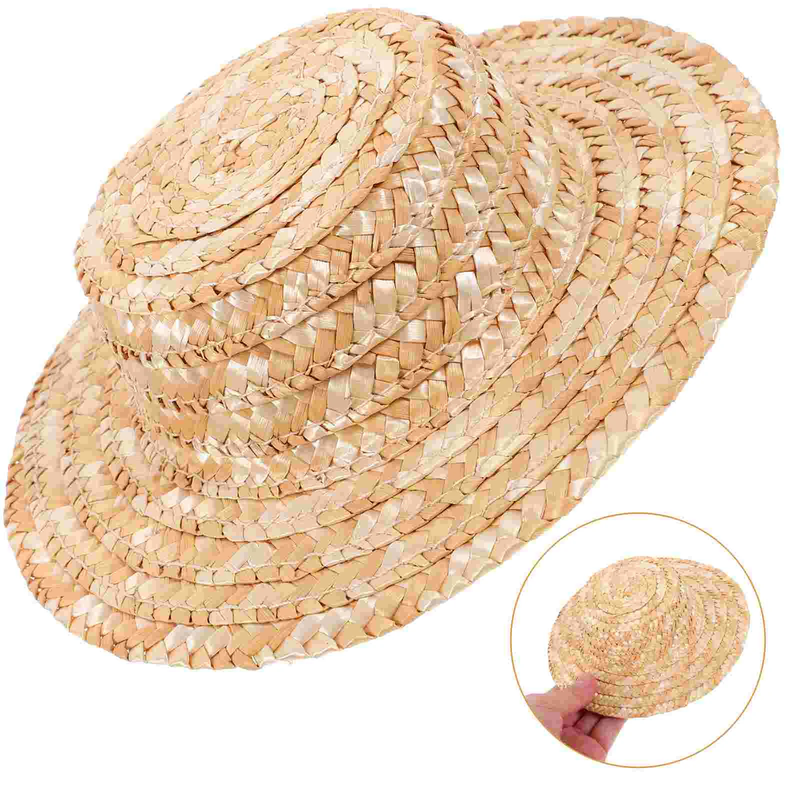 

Mini Sombrero Straw Hat DIY Accessories Photo Prop Accessory Small Hats for Crafting